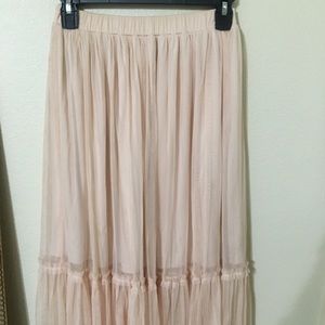 Contemporary pink skirt